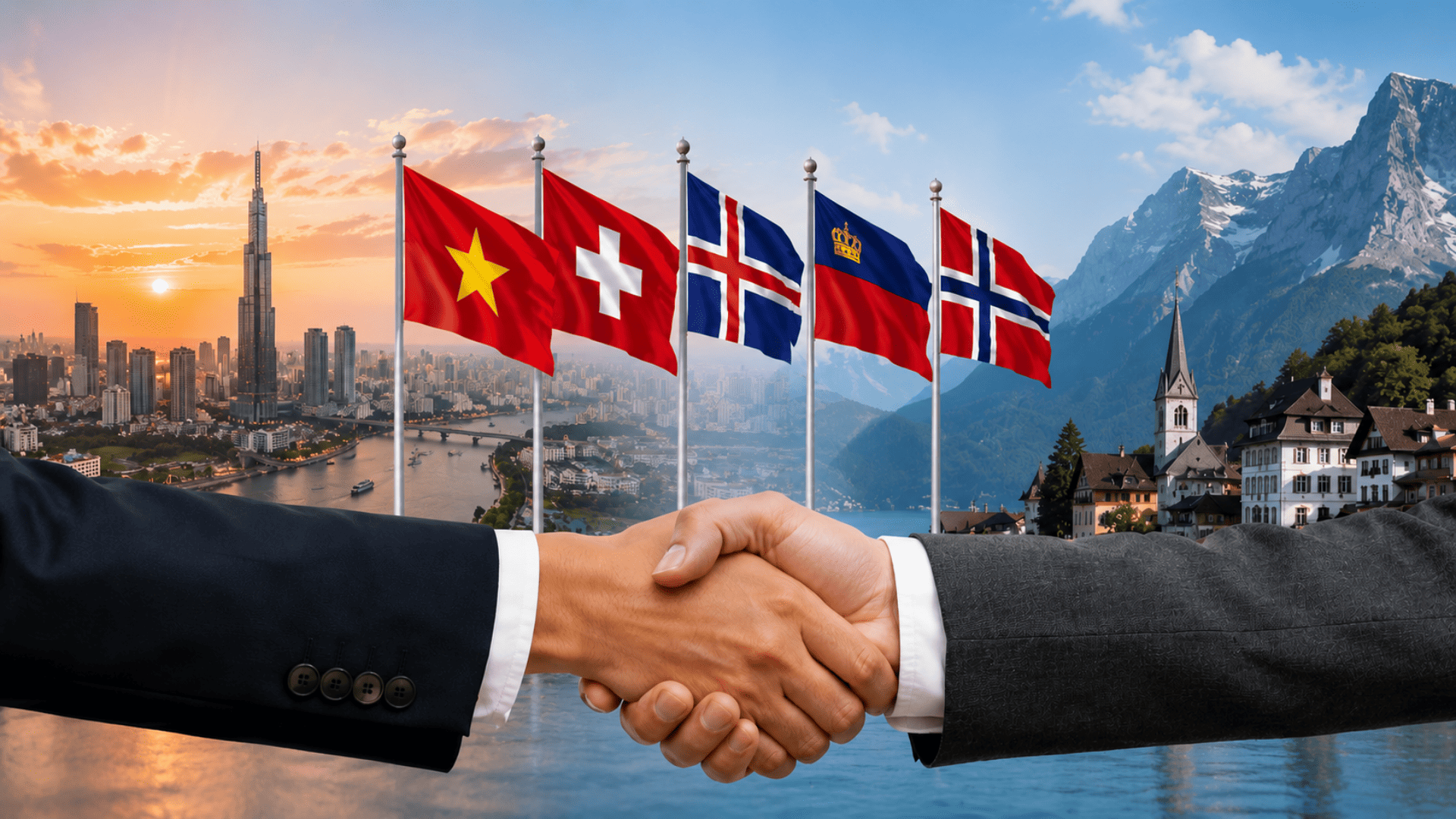 Việt Nam và EFTA hoàn tất đàm phán FTA: Cơ hội mới cho doanh nghiệp Việt Nam vươn ra châu Âu